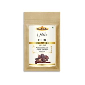Utkrisht Khadi Reetha Powder for Natural Hair Cleansing & Hair Growth | Pure Soapnut Powder for Soft, Shiny & Healthy Hair-100gm