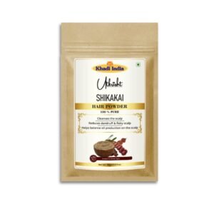 Utkrisht Khadi Shikakai Powder for Hair Growth, Natural Cleansing & Dandruff Control | 100% Pure Ayurvedic Herbal Hair Care-100gm