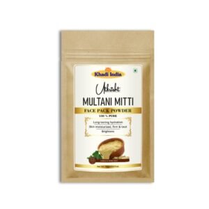 Utkrisht Khadi Multani Mitti Face Pack for Clear Skin | Oil Control & Acne Care - 100gm