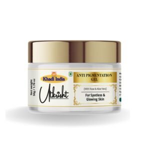 Utkrisht Khadi Anti-Pigmentation Face Gel for Clear & Even Skin Tone | Dark Spot Removal & Brightening | Anti-Blemish Skin Correcting Gel - 50g