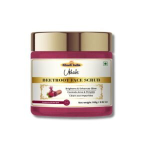 Utkrisht Khadi Beetroot Face Scrub | Brightening, Exfoliating & Smooth Skin | Natural Skin Revitalizer - 100g