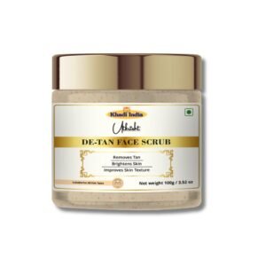 Utkrisht Khadi De-Tan Face Scurb | Tan Removal, Brightening & Glowing Skin | Herbal Skin Care-100g