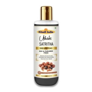 Utkrisht Khadi Satreetha Herbal Shampoo | Natural Cleanser for Smooth, Strong & Healthy Hair-200ml