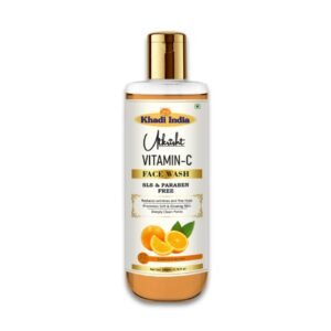 Utkrisht Khadi Vitamin C Face Wash – Brightening, Anti-Pigmentation & Glow-Boosting Cleanser-200ml