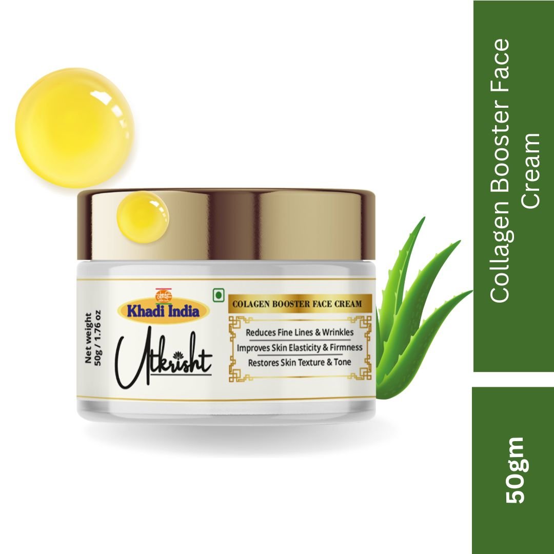 Utkrisht Khadi Collagen Boost Skin Care – Firming, Anti-Aging & Youthful Glow Formula - 50g - Image 2