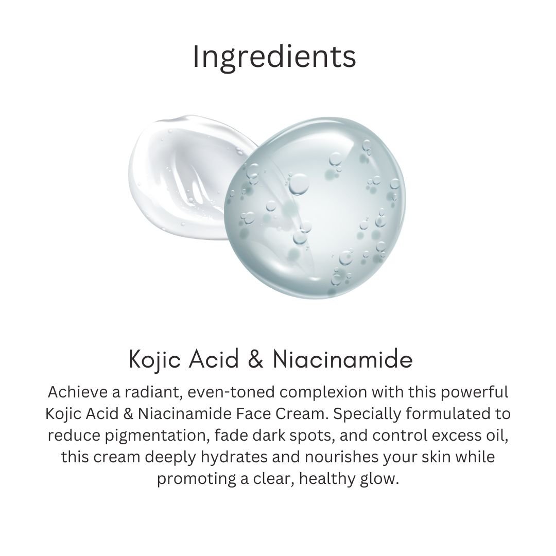 Utkrisht Khadi Kojic & Niacinamide Cream – Pigmentation Removal, Brightening & Even Skin Tone Cream-50g - Image 3