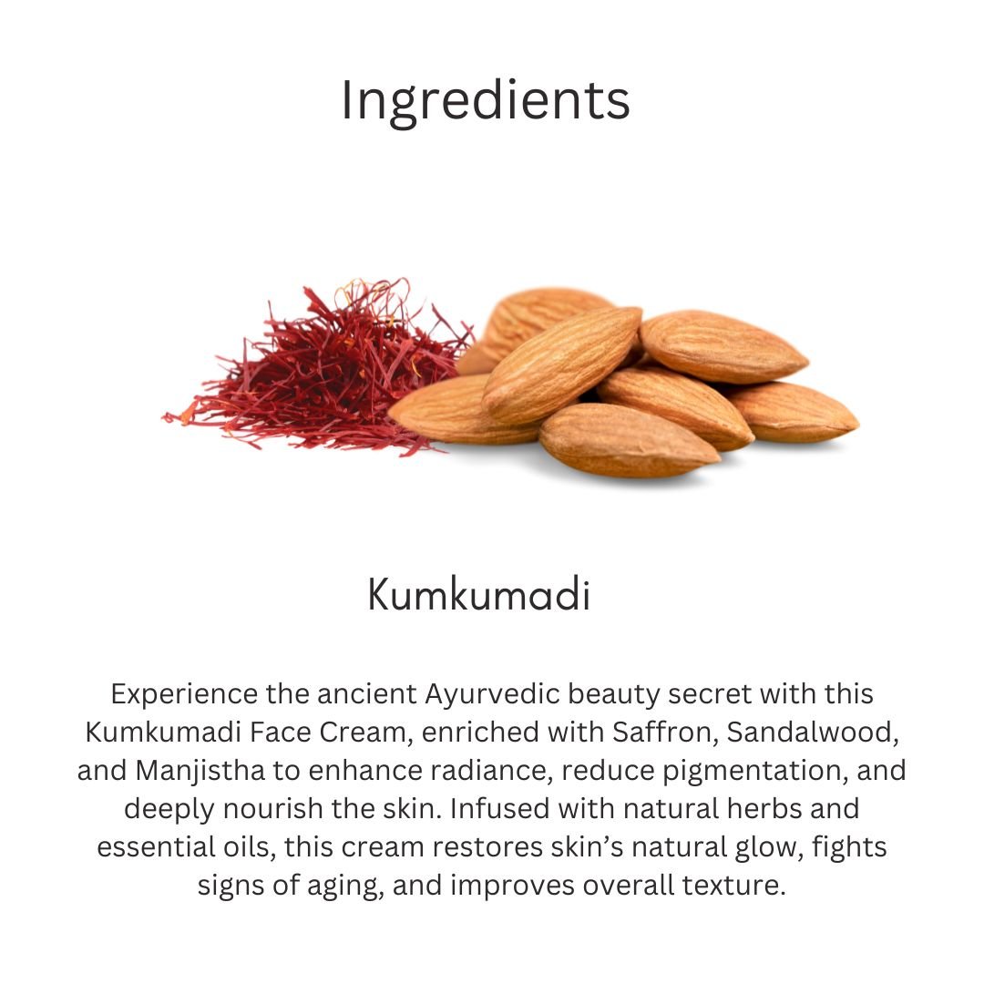 Utkrisht Khadi Kumkumadi Face Cream – Brightening, Anti-Aging & Glow-Boosting Ayurvedic Moisturizer-50g - Image 3