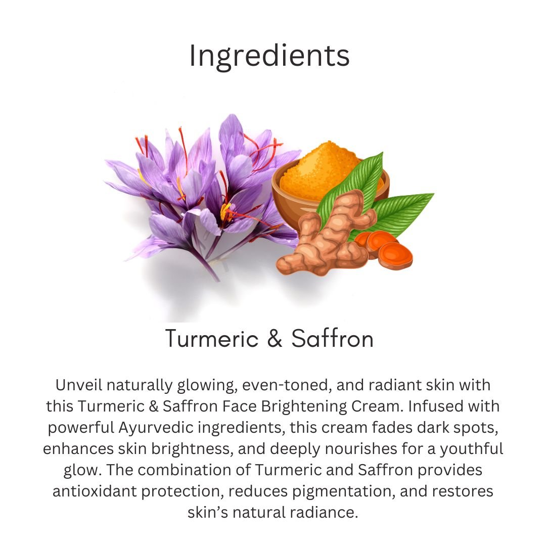 Utkrisht Khadi Turmeric & Saffron Face Cream – Brightening, Anti-Pigmentation & Glow-Boosting Moisturizer - 50g - Image 3