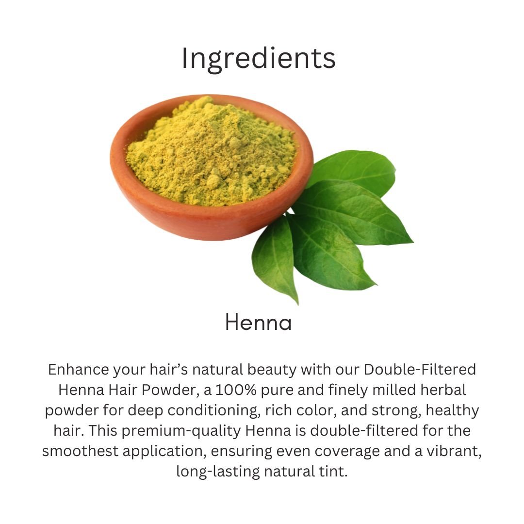 Utkrisht Khadi Heena Double Filter Powder for Natural Hair Coloring & Conditioning | Pure Mehndi Powder for Soft, Shiny & Healthy Hair-100gm - Image 3