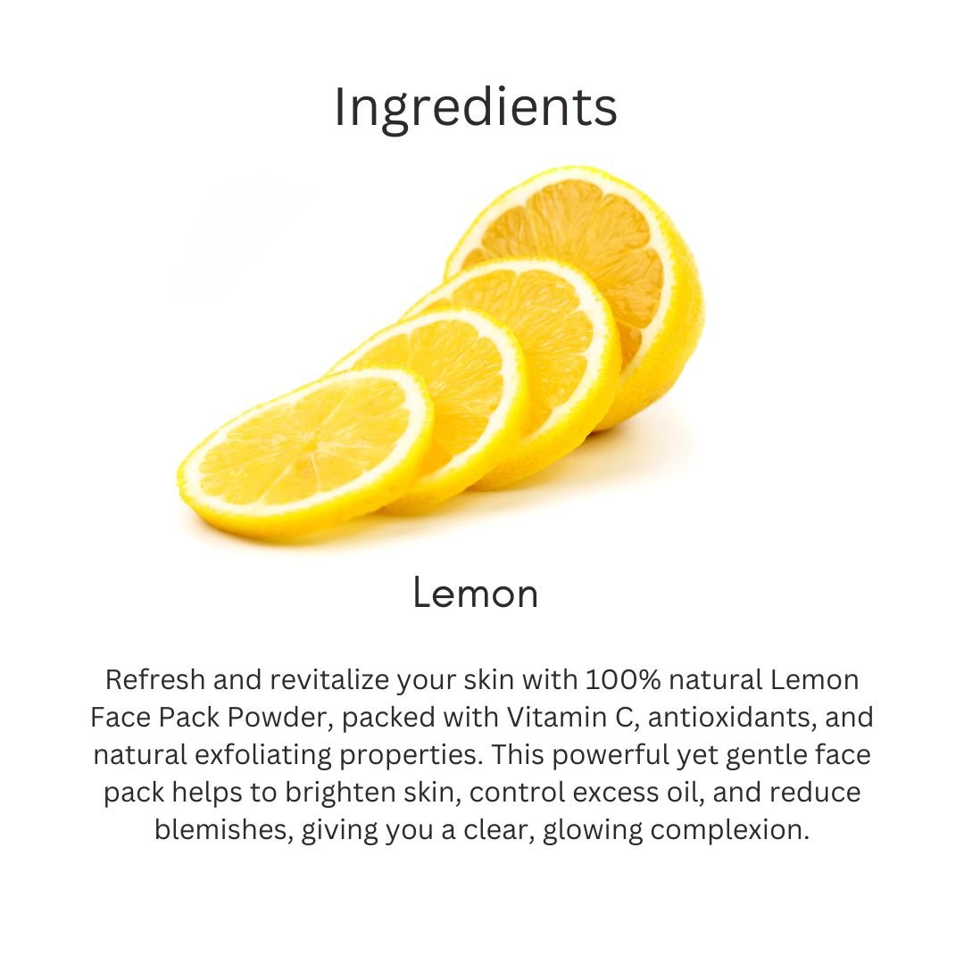Utkrisht Khadi Lemon Face Pack for Glowing Skin | Anti-Tan, Oil Control & Brightening-100gm - Image 3