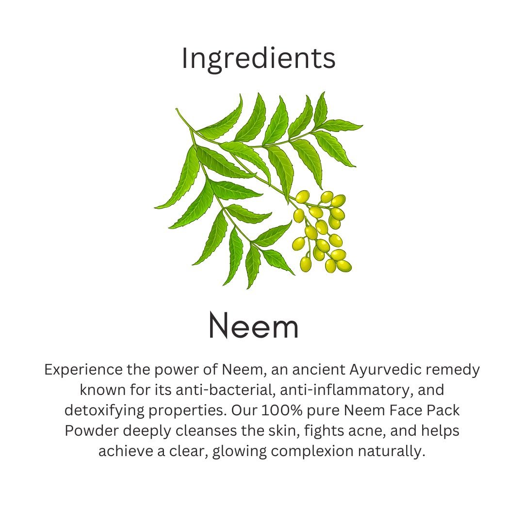 Utkrisht Khadi Neem Face Pack for Acne & Clear Skin | Anti-Bacterial & Oil Control - 100gm - Image 3
