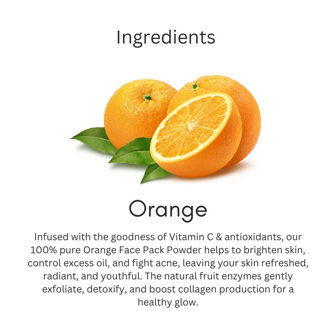 Utkrisht Khadi Orange Face Pack for Glowing Skin | Tan Removal & Brightening Formula - 100gm - Image 3