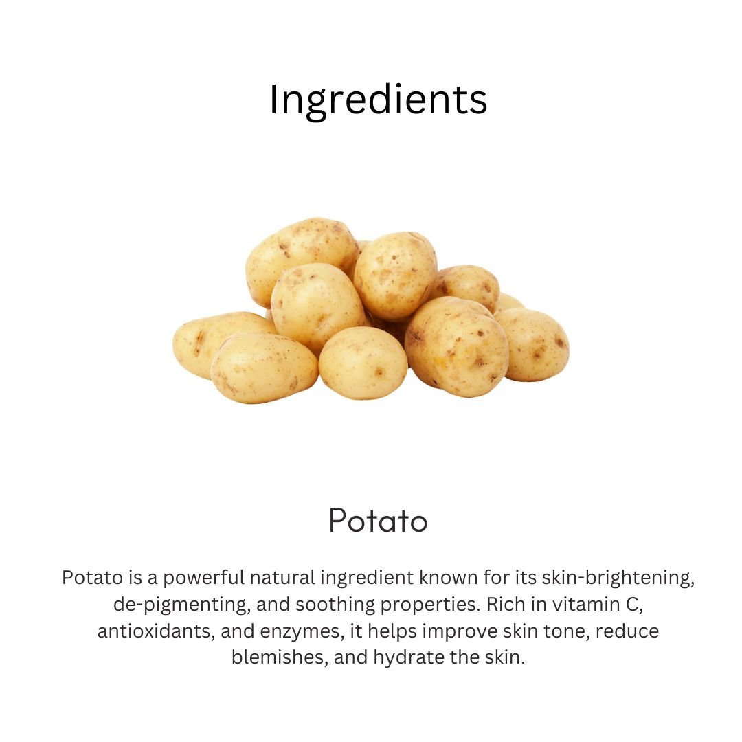 Utkrisht Khadi Potato Face Pack for Brightening | Natural Tan Removal & Oil-Control Face Pack for Glowing Skin-100gm - Image 3