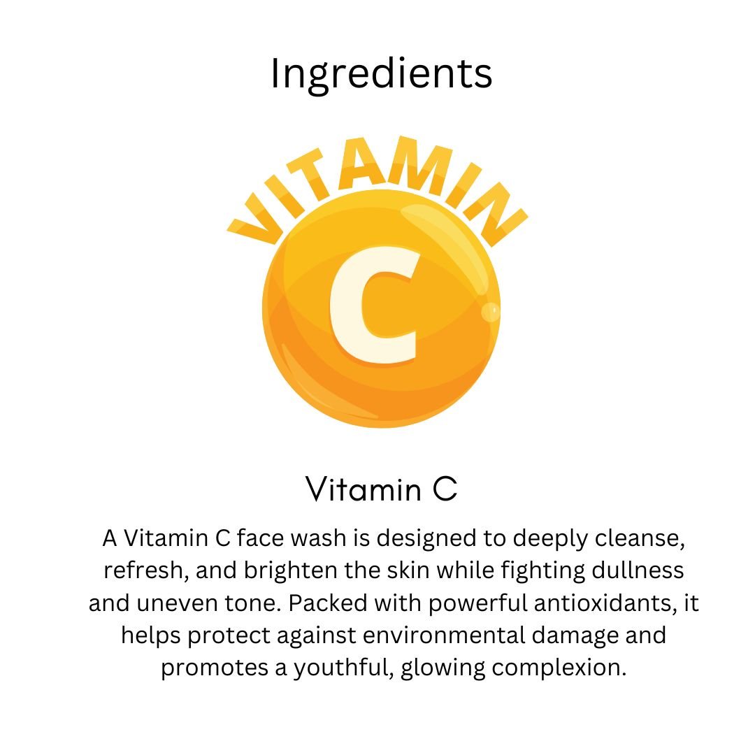 Utkrisht Khadi Vitamin C Face Wash – Brightening, Anti-Pigmentation & Glow-Boosting Cleanser-200ml - Image 3