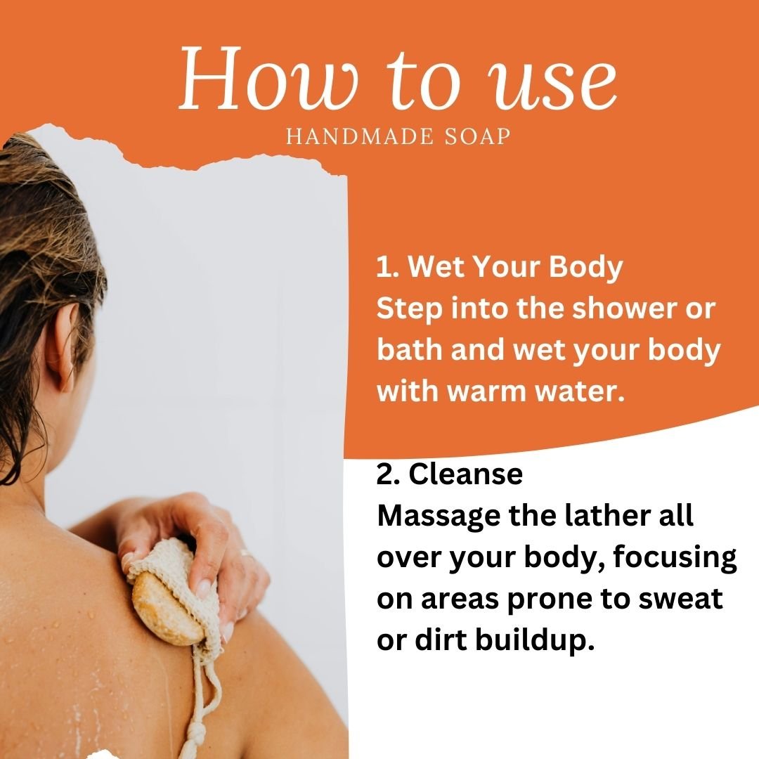 Utkrisht Khadi Orange Handmade Soap – Refreshing, Brightening & Vitamin C Rich Bath Bar- 125g (Pack of 2) - Image 5