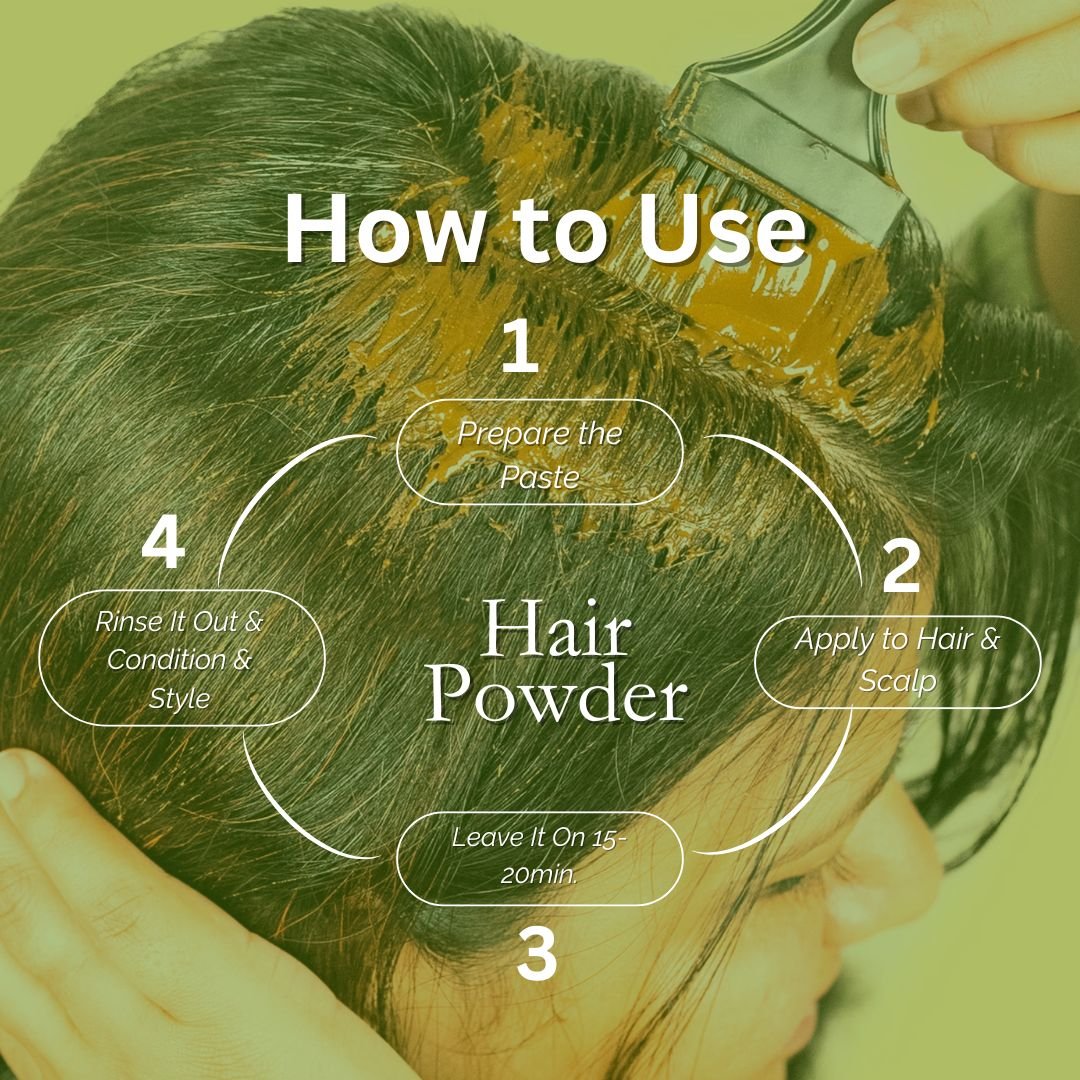 Utkrisht Khadi Brahmi Hair Powder for Hair Growth, Strong Roots & Scalp Nourishment | 100% Pure Ayurvedic Herbal-100gm - Image 5