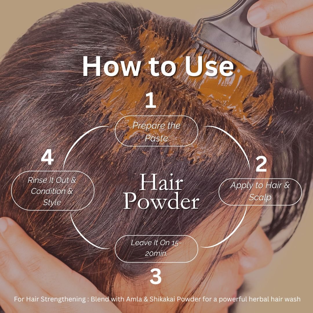 Utkrisht Khadi Reetha Powder for Natural Hair Cleansing & Hair Growth | Pure Soapnut Powder for Soft, Shiny & Healthy Hair-100gm - Image 5