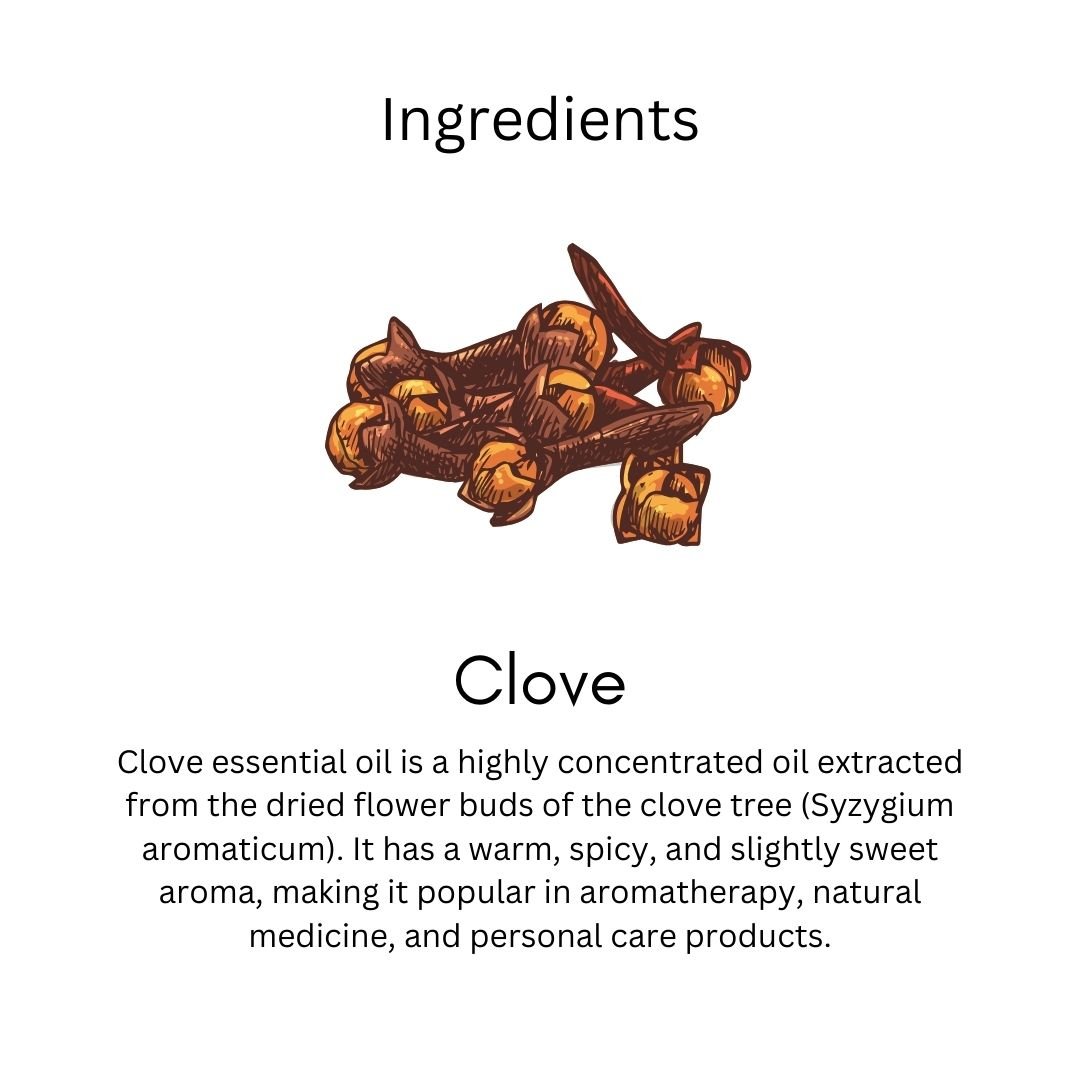 Utkrisht Khadi Pure Clove Essential Oil for Skin, Hair, Oral Care & Aromatherapy - 15ml - Image 3