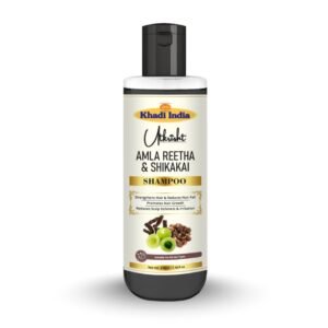 Utkrihst Khadi Amla Reetha Shikakai Hair Shampoo 200ml – Herbal Hair Cleanser
