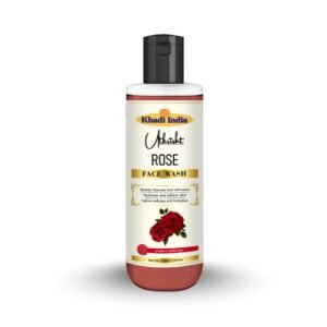 Utkrihst Khadi Rose Face Wash 210ml – Gentle & Refreshing Cleanser