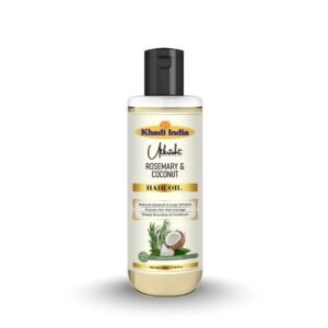 Utkrihst Khadi Rosemary & Coconut Hair Oil 210ml – Nourishing & Strengthening Hair Oil