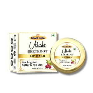 Utkrisht Khadi Beetroot Lip Balm for Naturally Pink, Soft & Nourished Lips - 5gm