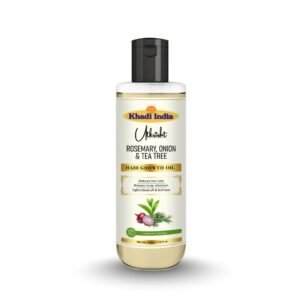 Utkrihst Khadi Rosemary, Onion & Tea Tree Hair Oil 210ml – Hair Growth & Strengthening Oil