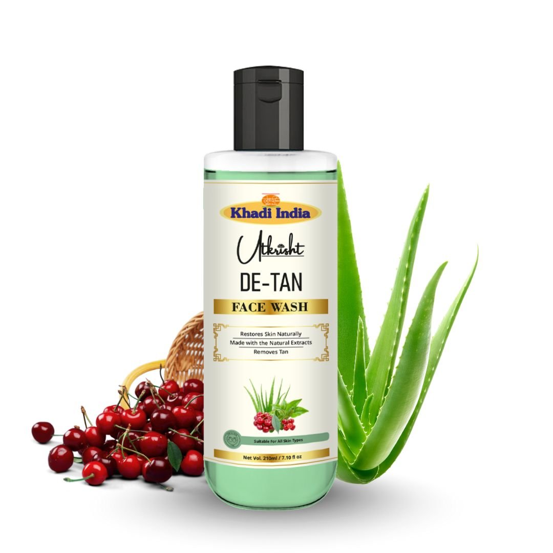 Utkrihst Khadi De-Tan Face Wash 210ml – Brightening & Deep Cleansing - Image 2