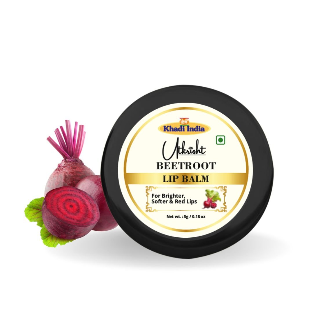 Utkrihst Khadi Beetroot Lip Balm 5gm – Natural Moisturizing & Nourishing Lip Care - Pack Of 2 - Image 2