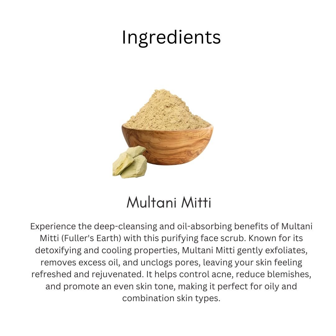 Utkrihst Khadi Multani Mitti Face Wash 50gm – Deep Cleansing & Brightening - Pack Of 2 - Image 4