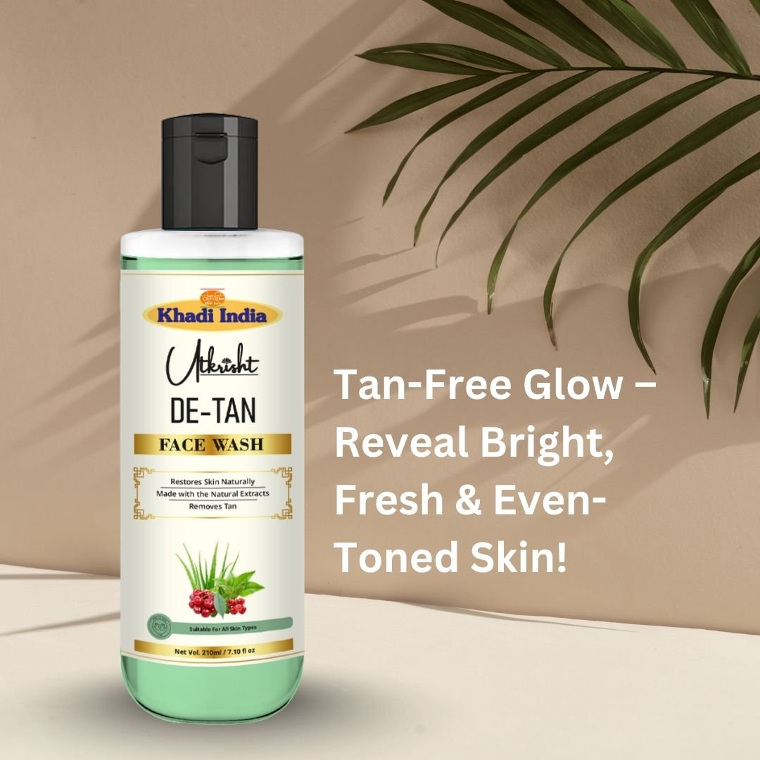 Utkrihst Khadi De-Tan Face Wash 210ml – Brightening & Deep Cleansing - Image 7