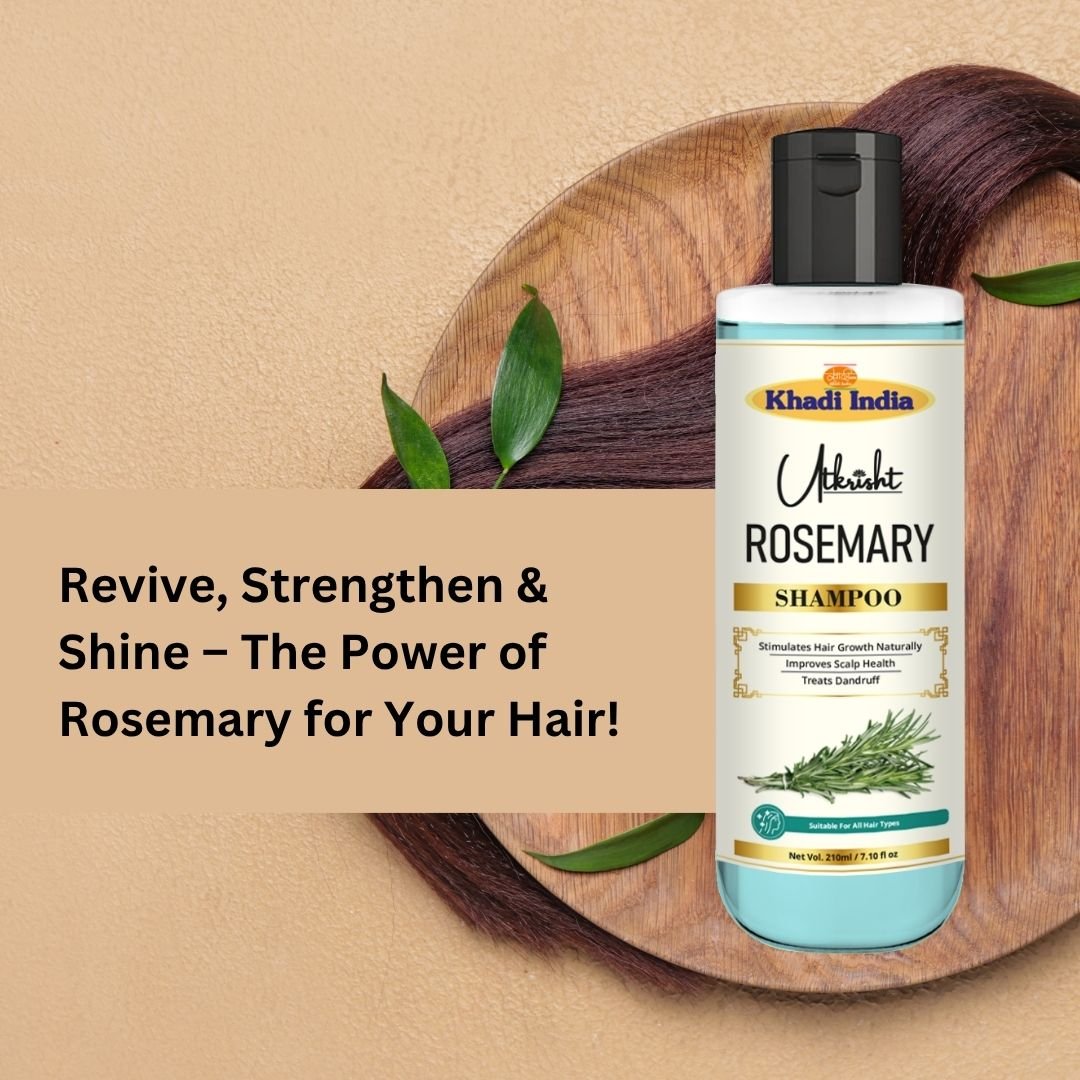 Utkrihst Khadi Rosemary Hair Shampoo 200ml – Herbal Hair Strengthening Cleanser - Image 8